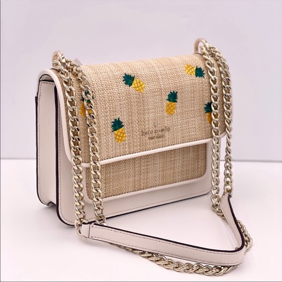 Kate Spade Remi Pineapple Flap Chain Crossbody Bag - Picture 2 of 10